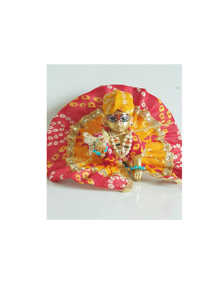Thakur ji Creation laddu Gopal Cotton Dress (Pack of 3), Soft Cotton for ladoo  Gopal ji, Best Summer Dress for bal Gopal ji(Random Colors n Prints) (2) :  Amazon.in: Home & Kitchen